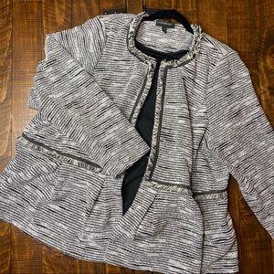 Lane Bryant Ch@nel Inspired Peplum Blazer